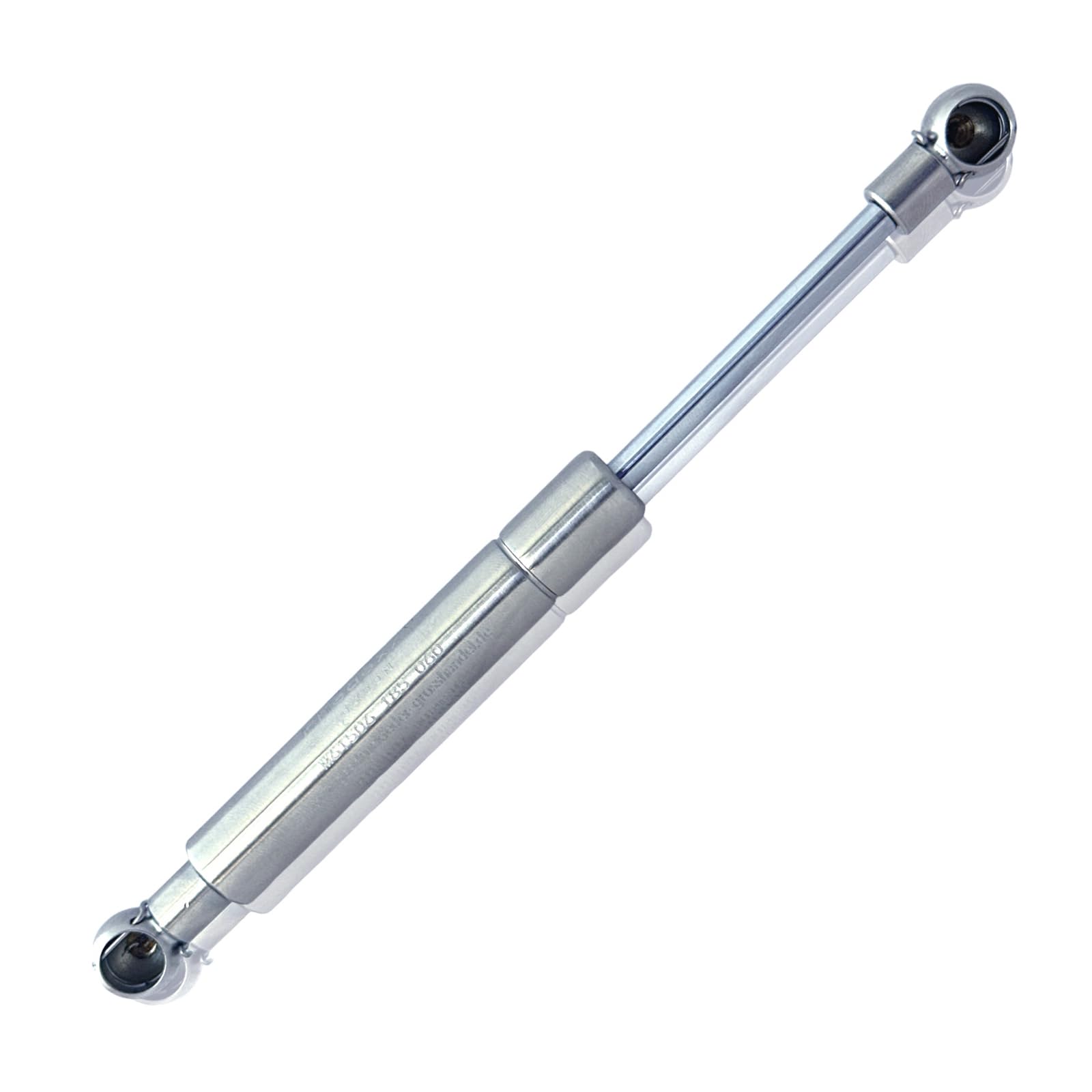 RhedexX® Gasdruckfeder Edelstahl 316L Kugelpfanne 585mm/250mm/800N, Länge-585mm, Hub-250mm, Kraft-800N - Gasdruckdämpfer Gasfeder Ersatz für Liftomat 2665NS 0800N (585/250/800N, Edelstahl 316L) von RhedexX