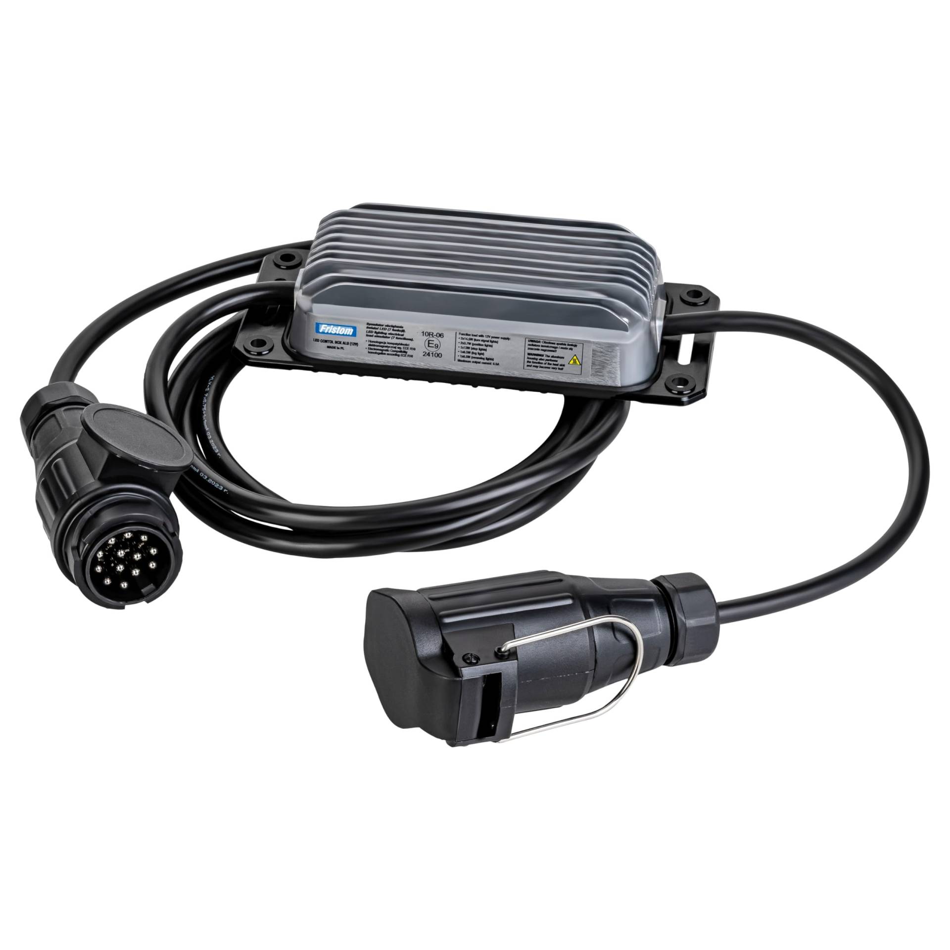 RheinParts Fristom Steuergerät 13-poliges LED Vorschaltgerät für Anhängerbeleuchtung Wasserdichtes Aluminiumgehäuse LED-Lastwiderstand für fehlerfreie Funktion ECE R48 konform RheinParts Fristom Steuergerät 13-poliges LED Vorschaltgerät für Anhängerbeleuchtung Wasserdichtes Aluminiumgehäuse LED-Lastwiderstand für fehlerfreie Funktion ECE R48 konform von RheinParts