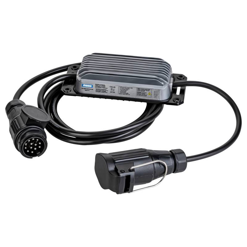 RheinParts Fristom Steuergerät 13-poliges LED Vorschaltgerät für Anhängerbeleuchtung Wasserdichtes Aluminiumgehäuse LED-Lastwiderstand für fehlerfreie Funktion ECE R48 konform von RheinParts
