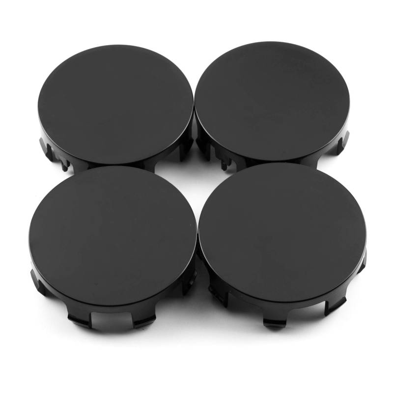 Rhinotuning 4 x 57 mm ABS-Material Schwarz Rad Nabenkappen Nabendeckel für G769B F5LC-1A096-AB F5LC-1A096-BC Mark Series von Rhinotuning