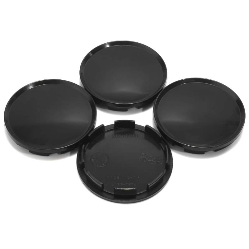RhinoTuning 4 Stück Radnabenkappen für Nabendeckel OD 63 mm ID 57,3 mm, Schwarz Radnabenabdeckung Geeignet für Legacy Impreza Tribeca Forester Outback WRX Rad, 52005732 28821SA030 Felgendeckel von Rhinotuning