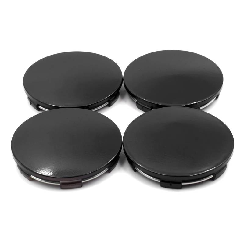 RhinoTuning 4 Stück Radnabenkappen für Rota Nabendeckel OD 65 mm ID 62 mm, Schwarz Radnabenabdeckung Geeignet für 17" TE37 RE30 CE28n Rad, Felgendeckel von Rhinotuning