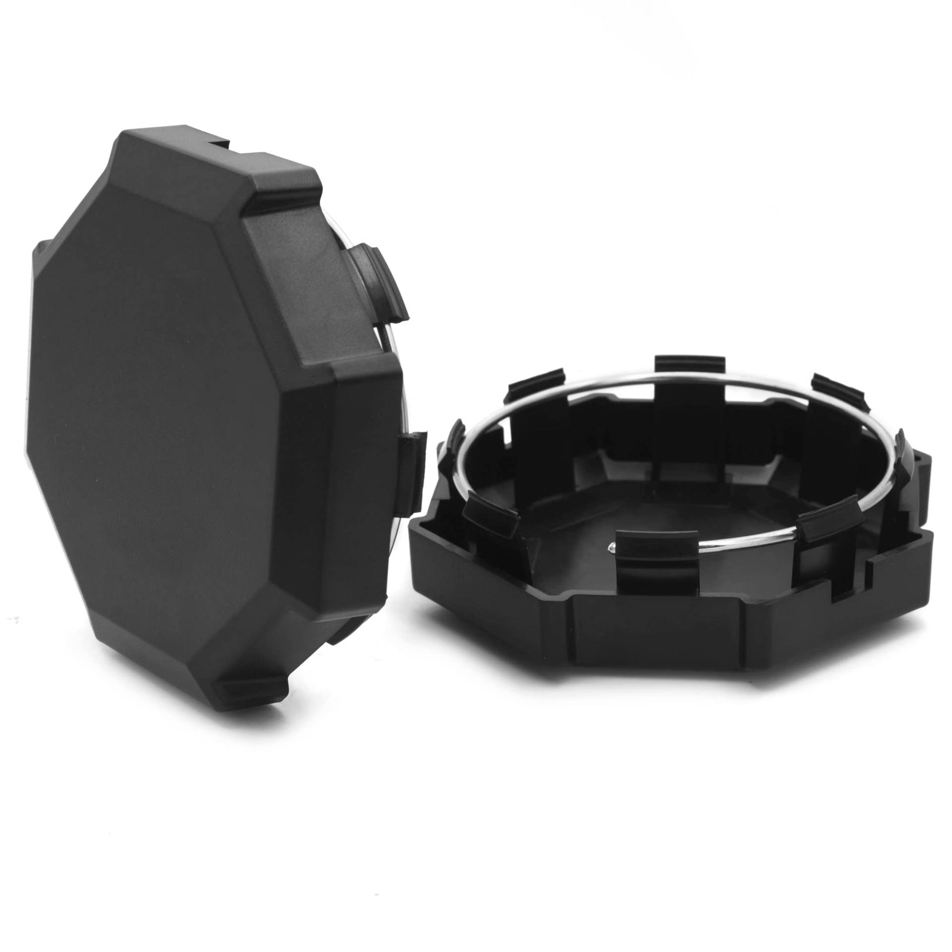 98 mm/3,86 Zoll Schwarze Nabenkappen passend für Polaris RZR #9001000XP4 von Rhinotuning