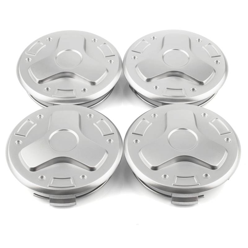 RhinoTuning 4 Stück Radnabenkappen für Nabendeckel Benz Honda OD 75 mm ID 70 mm, Sliber Radnabenabdeckung Geeignet für 2000-2003 Honda S2000 Benz S300 S350 S600, 610C 6010K74 S2A-NO Felgendeckel von Rhinotuning