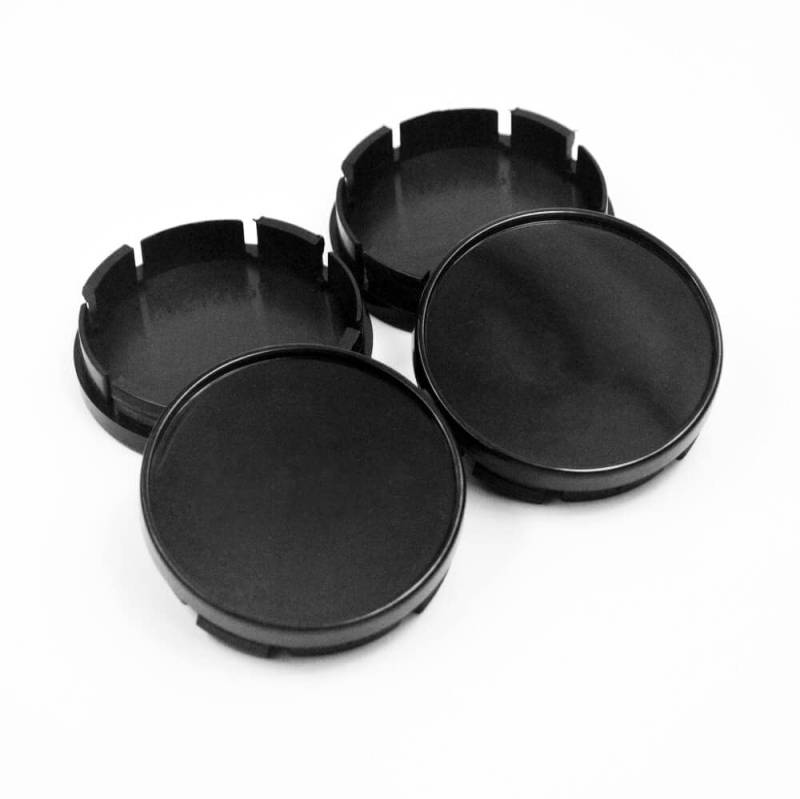RhinoTuning 4 Stück Radnabenkappen für Borbet Nabendeckel OD 54,5 mm ID 51 mm, Schwarz Radnabenabdeckung Geeignet für C-Max Edge Escape Mustang Rad, 6M21-1003 CP9C-1A096 Felgendeckel von Rhinotuning