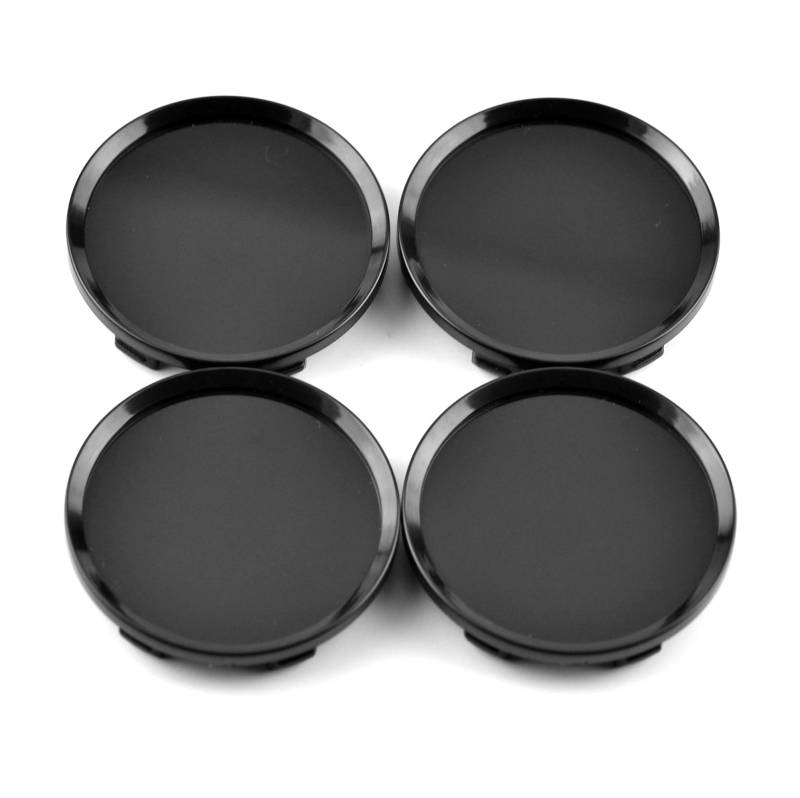 RhinoTuning 4 Stück Radnabenkappen für Nabendeckel Saturn Vauxhall Opel OD 64 mm ID 61 mm, Schwarz Radnabenabdeckung Geeignet für 2008-2009 OEM Astra,93358015 13214658 13204650 Felgendeckel von Rhinotuning