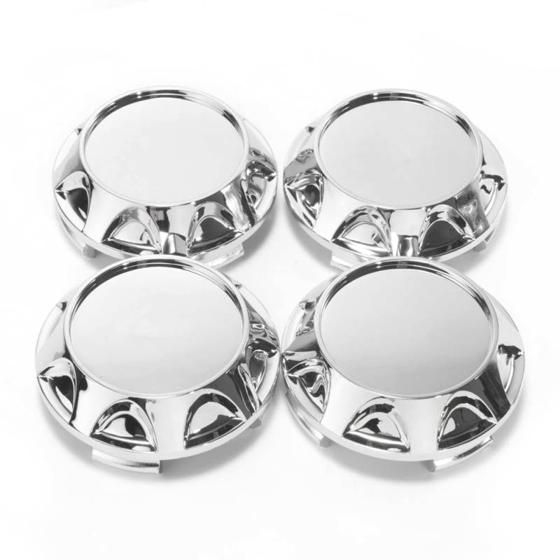RhinoTuning 4 Stück Radnabenkappen für Rays Enkei Benz OZ OD 66,5 mm ID 62 mm, Chrom Rays CE28n ZE40 TE37 Enkei RPF1 XXR 530/557, Felgendeckel von Rhinotuning