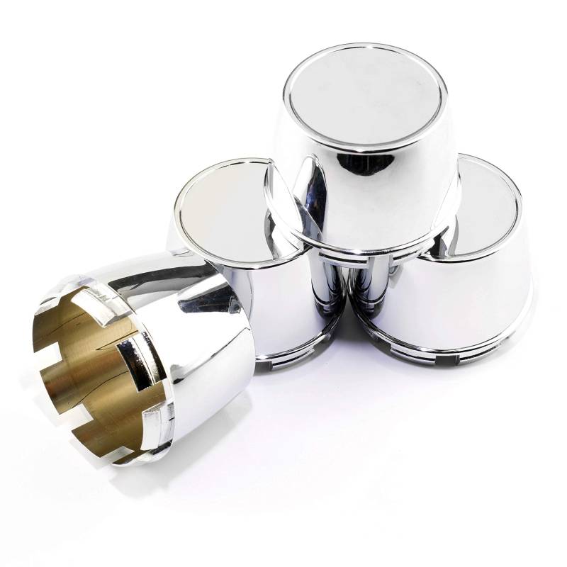 RhinoTuning 4 Stück Radnabenkappen für Ultralite Nabendeckel OD 69,5 mm ID 65 mm, Chrom Radnabenabdeckung Geeignet für SPML2 SPML3 SPML5 Panasport 280ZX Turbo Rad, Felgendeckel von Rhinotuning