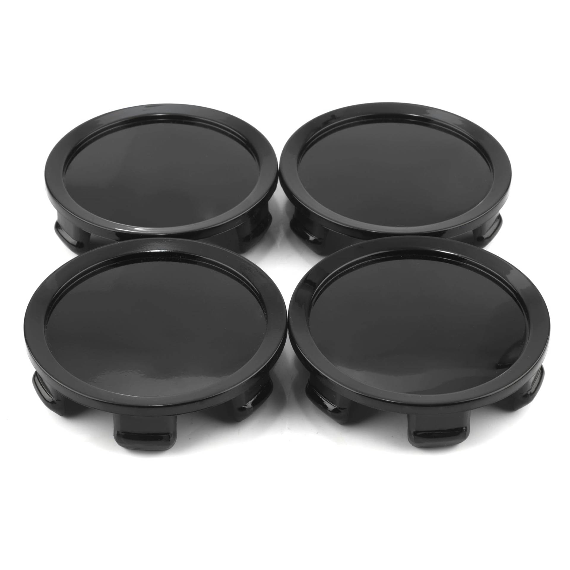 RhinoTuning 4 Stück Radnabenkappen für OZ Racing Nabendeckel OD 74,5 mm ID 70 mm, Glänzendes Schwarz Radnabenabdeckung Geeignet für Superforgiata S2000 ap2v2 Rad, M608 M242 81310409 Felgendeckel von Rhinotuning