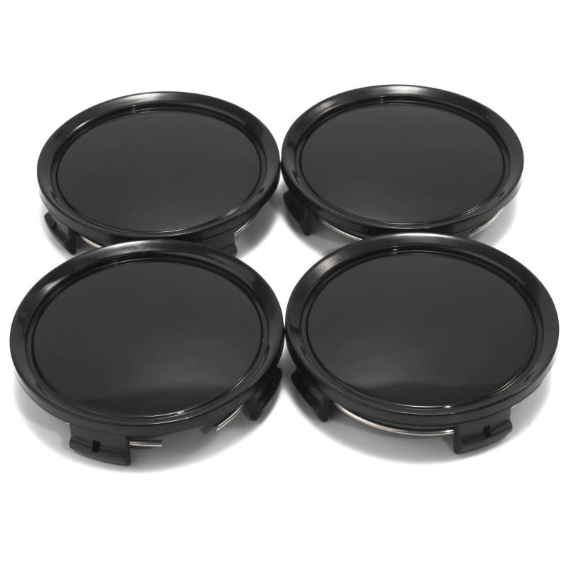 RhinoTuning 4 Stück Radnabenkappen für Nabendeckel OD 74 mm ID 69,5 mm, Schwarz Radnabenabdeckung Geeignet für Serie B C E G M R S Rad, Felgendeckel von Rhinotuning