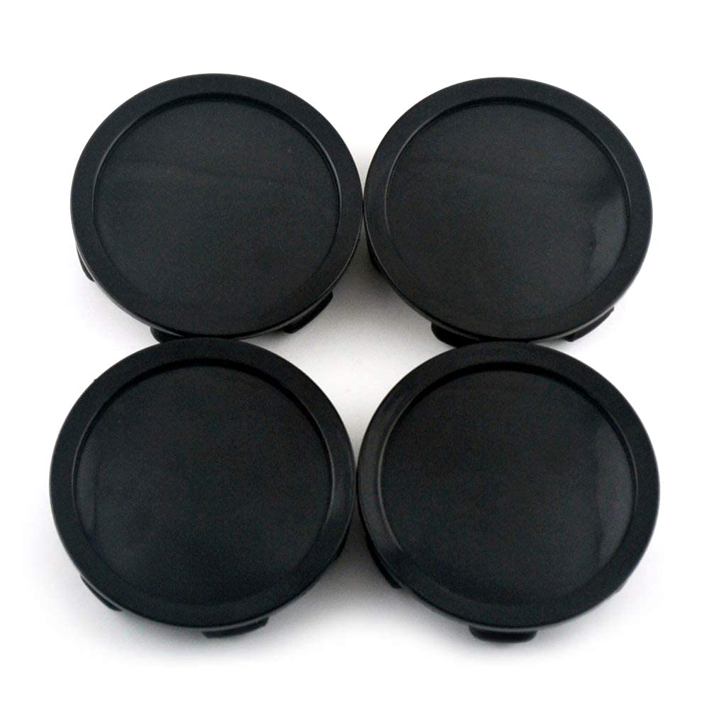 RhinoTuning 4 Stück Radnabenkappen für OZ Racing Nabendeckel OD 74,5 mm ID 70 mm, Schwarz Radnabenabdeckung Geeignet für Superforgiata S2000 ap2v2 Rad, M608 M242 81310409 Felgendeckel von Rhinotuning