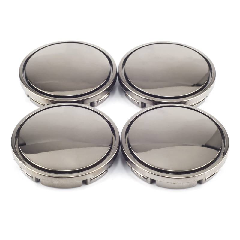 Rhinotuning 4X 56mm Nabenkappen NEU Schwarzes Chrom Nabendeckel Nabenabdeckungen Felgendeckel Kompatibel mit 1J0601171 Nabenkappe von Rhinotuning
