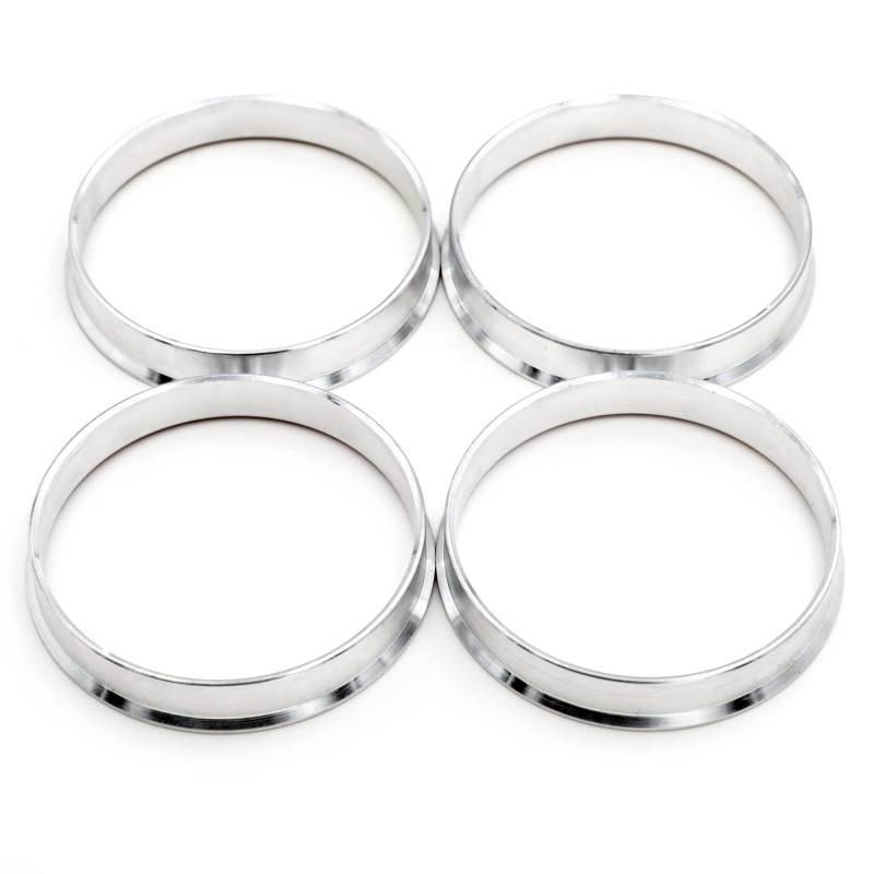 Rhinotuning 4X Zentrierringe Ø57,1mm auf Ø54,1mm Silber Aluminium von Rhinotuning