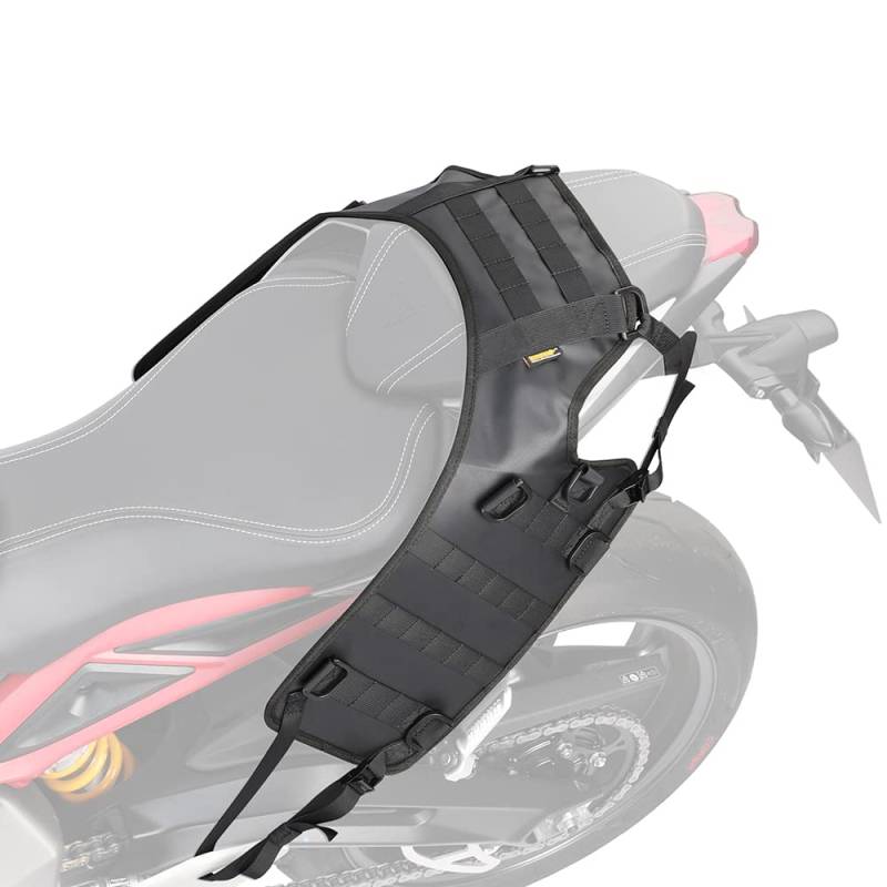 Rhinowalk Motorrad-Satteltasche/Hecktasche/Sitztasche, universelle Satteltaschen-Montagebasis von Rhinowalk
