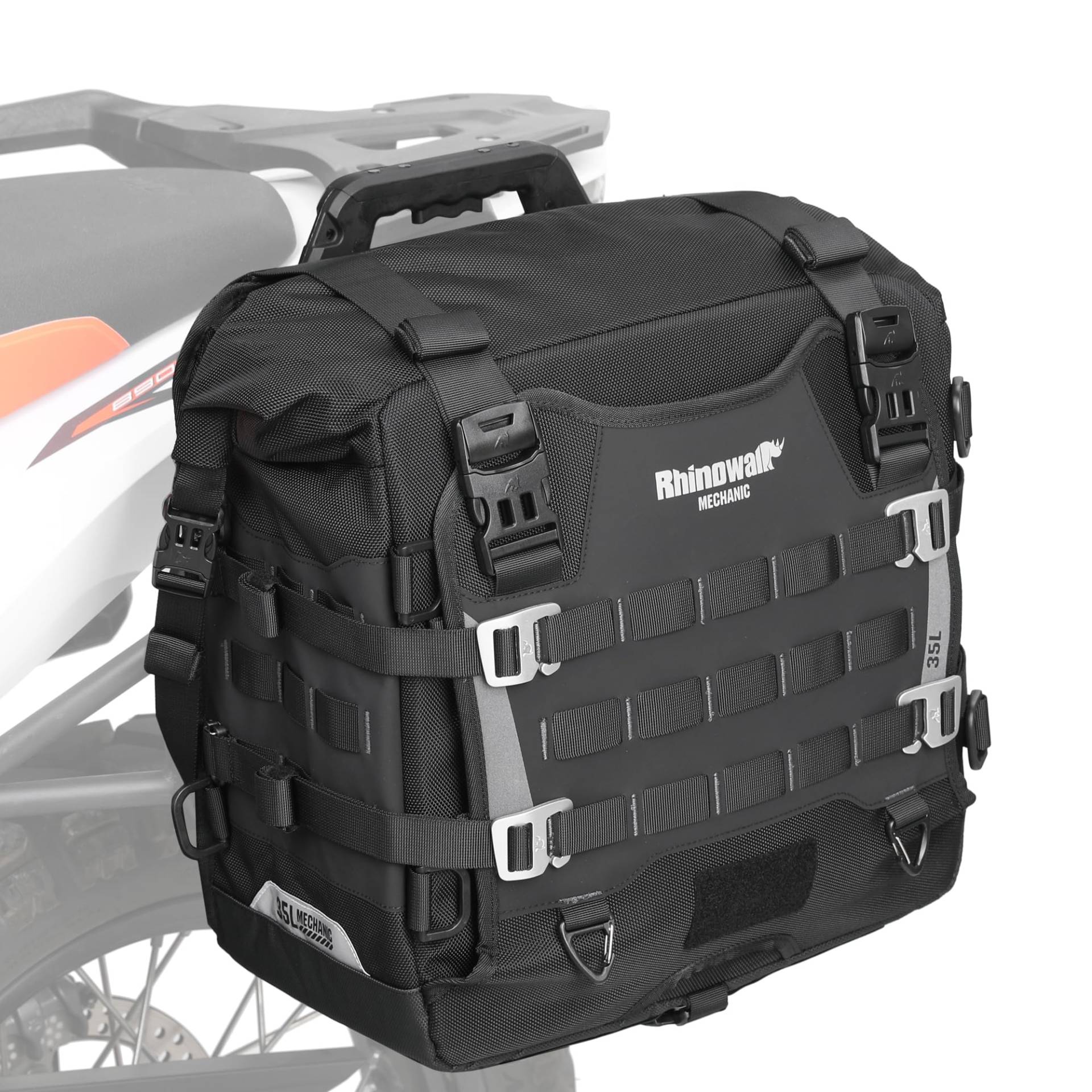 Rhinowalk Motorrad Satteltasche 35L Wasserdicht Motorradtasche Seitentasche Gepäcktasche Hecktasche Hinterradtasche Rhinowalk Motorrad Satteltasche 35L Wasserdicht Motorradtasche Seitentasche Gepäcktasche Hecktasche Hinterradtasche von Rhinowalk