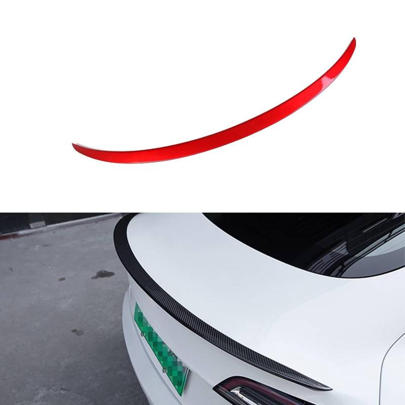 Auto -Heckspoiler für Tesla Model 3 2017-2021, Autoflügel,A-rot von RiJpex