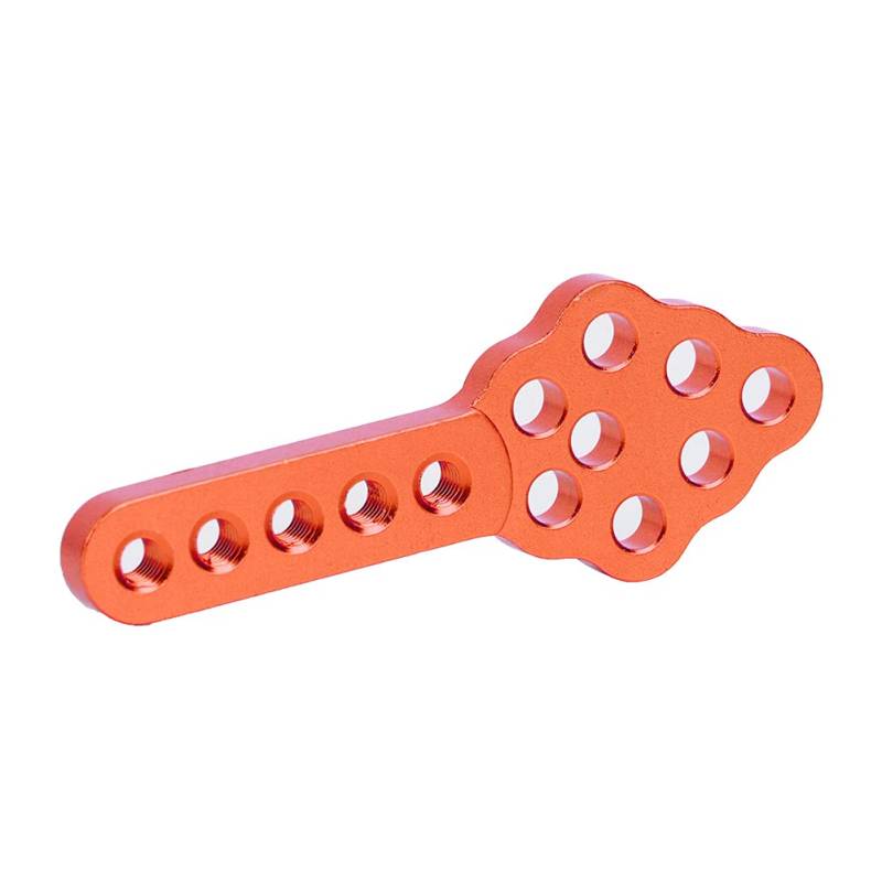 Aluminiumlegierung Schockdämpferhalterung für 1/10 RC Crawler Car 2pcs Höhenwinkeleinstellbarkeit (Rot) von RiToEasysports