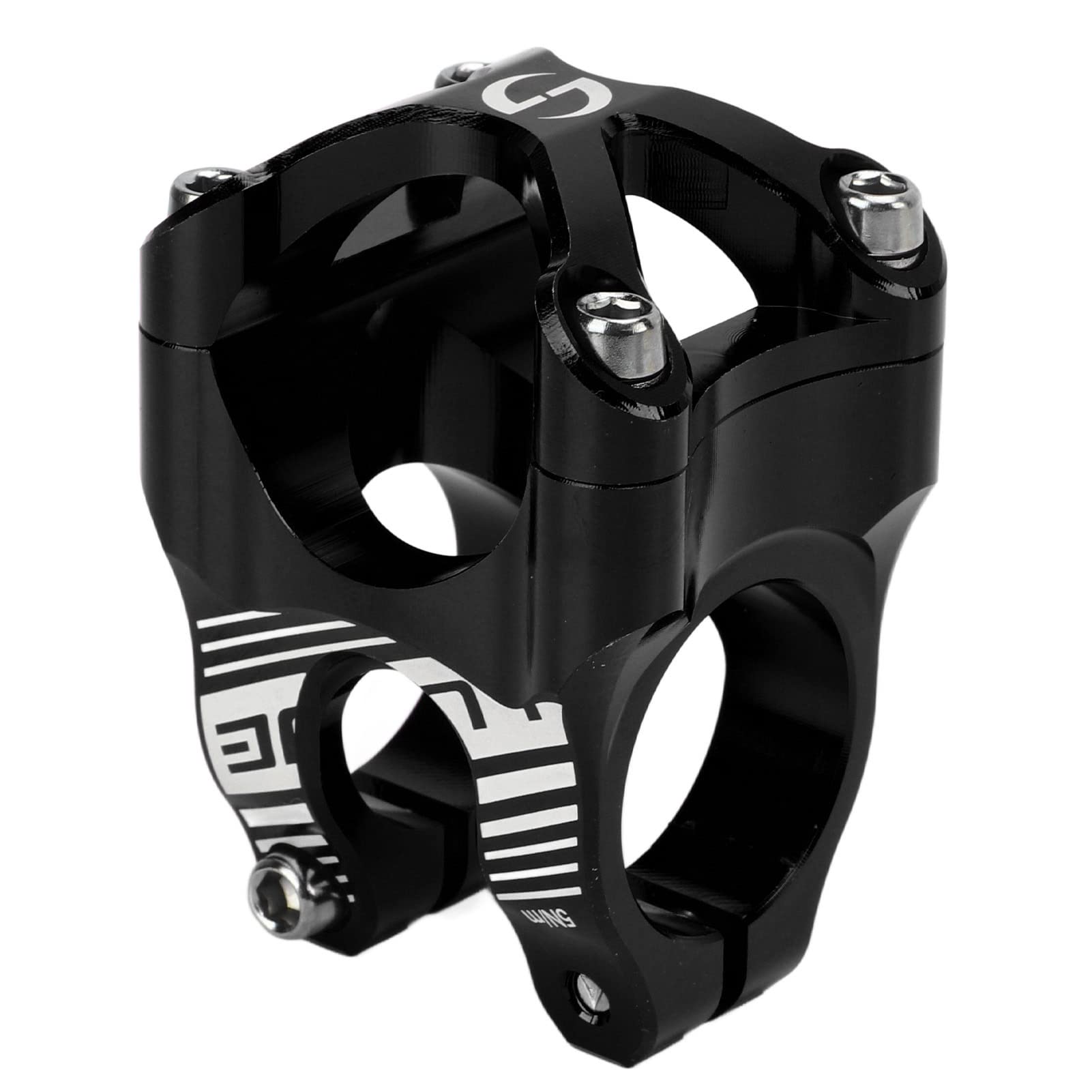 Fahrradstämme, Aluminium -Legierungsrad -Bike -Stamm -Kurzlenkstamm für Road Mountainbikes (BLACK) von RiToEasysports