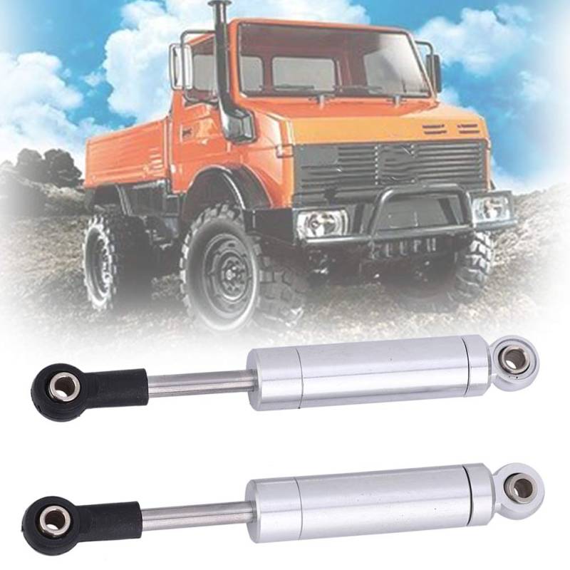 Interne Federschockdämpfer Aluminiumlegierung für CC01 RC -Auto, Leichtgewicht Einfach für Fernbedienungsfahrzeugbegeisterte (Silber CC01-010S) von RiToEasysports