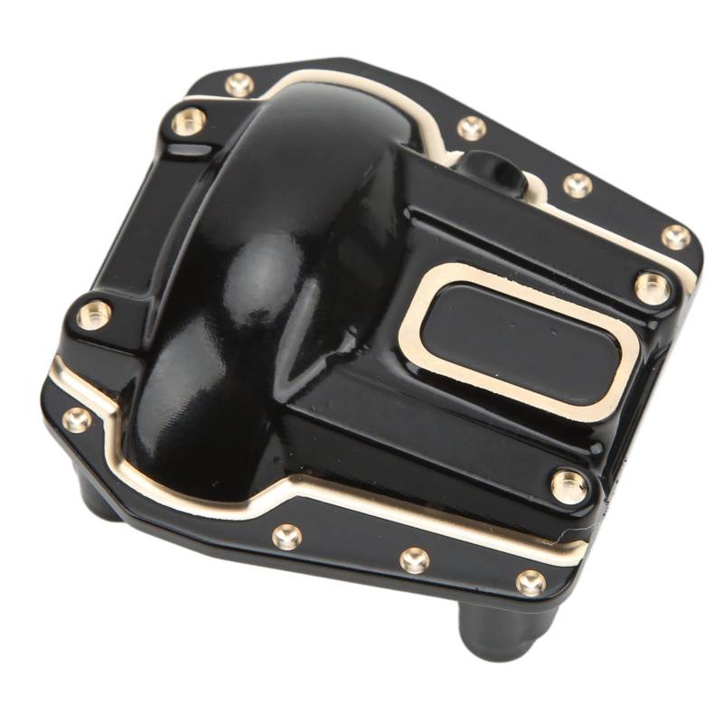 Messing -Differentialachelengehäuse für Axial SCX6 - Verbesserung der Stabilität für 1/6 RC Auto, Langlebiger Messing, Schwarz und Gold Enthusiasten von RiToEasysports