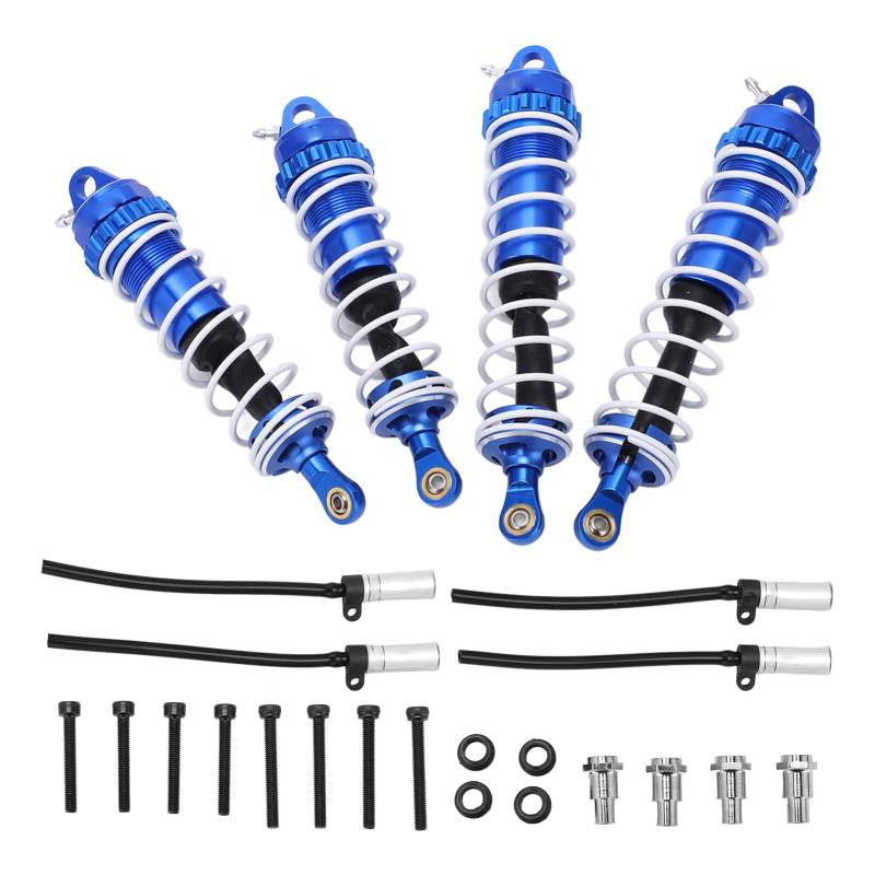 RC Aluminiumlegierung Stoßdämpfer Stabil Rennen für ZD Racing 1/7-07, Hochwertige Quellen Stoßdämpfer für RC -Auto Teil Enthusiasten (BLUE) von RiToEasysports