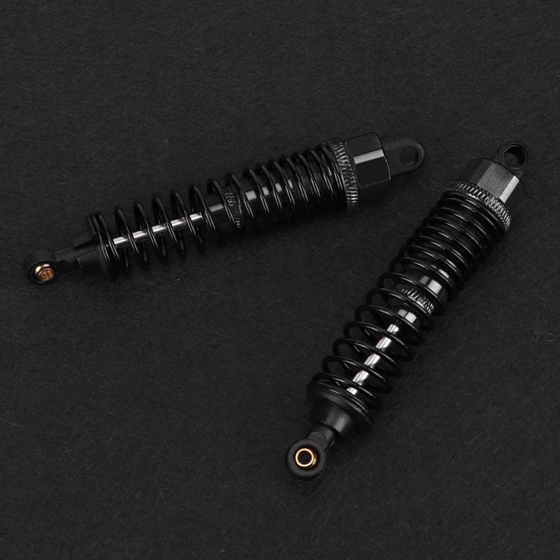 RC -Autodämpfer Metall Stoßdämpfer Superb Handwerkskunst für 1:10 RC -Auto Schwarz, 2pcs Metall Stoßdämpfer für Auto Upgrades (100 mm) von RiToEasysports