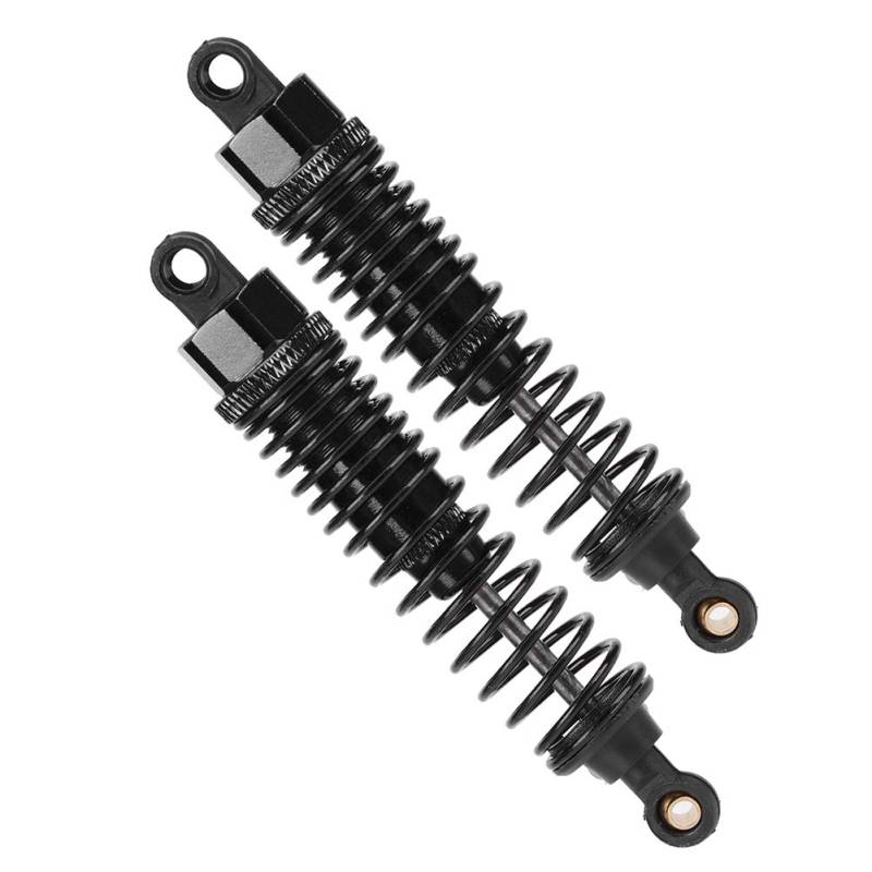 RC -Autodämpfer Metall Stoßdämpfer Superb Handwerkskunst für 1:10 RC -Auto Schwarz, 2pcs Metall Stoßdämpfer für Auto Upgrades (85 mm) von RiToEasysports