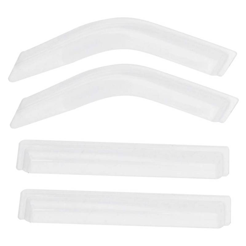 RC Crawler LC80 Land Cruiser Fenster Sonnenvisor Wind Defflektor - Langlebiges ABS -Material für Einfache Installation 1/10 Vordere Hintere Hintere Visiere für Enthusiasten Transparent 4pcs von RiToEasysports