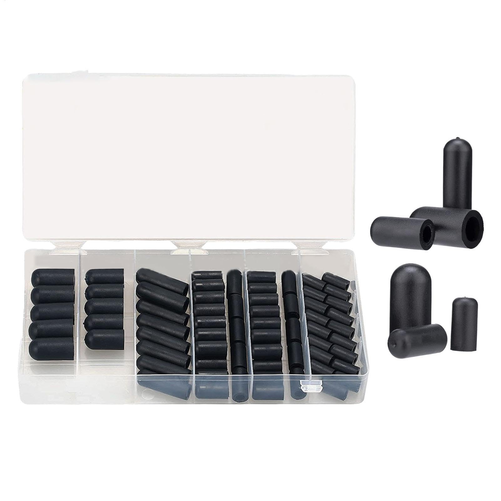 Vacuum Plugs Hose End Covers, Hose End Caps Assortment Set, Flexible Vacuum Caps, 3/16 Inch Vacuum Plugs, 5/32 Inch Hose End Covers, 7/32 Inch Flexible Caps, 1/4 Inch Vacuum Plugs, 5/16 Inch Hose End Vacuum Plugs Hose End Covers, Hose End Caps Assortment Set, Flexible Vacuum Caps, 3/16 Inch Vacuum Plugs, 5/32 Inch Hose End Covers, 7/32 Inch Flexible Caps, 1/4 Inch Vacuum Plugs, 5/16 Inch Hose End von Riaisttd