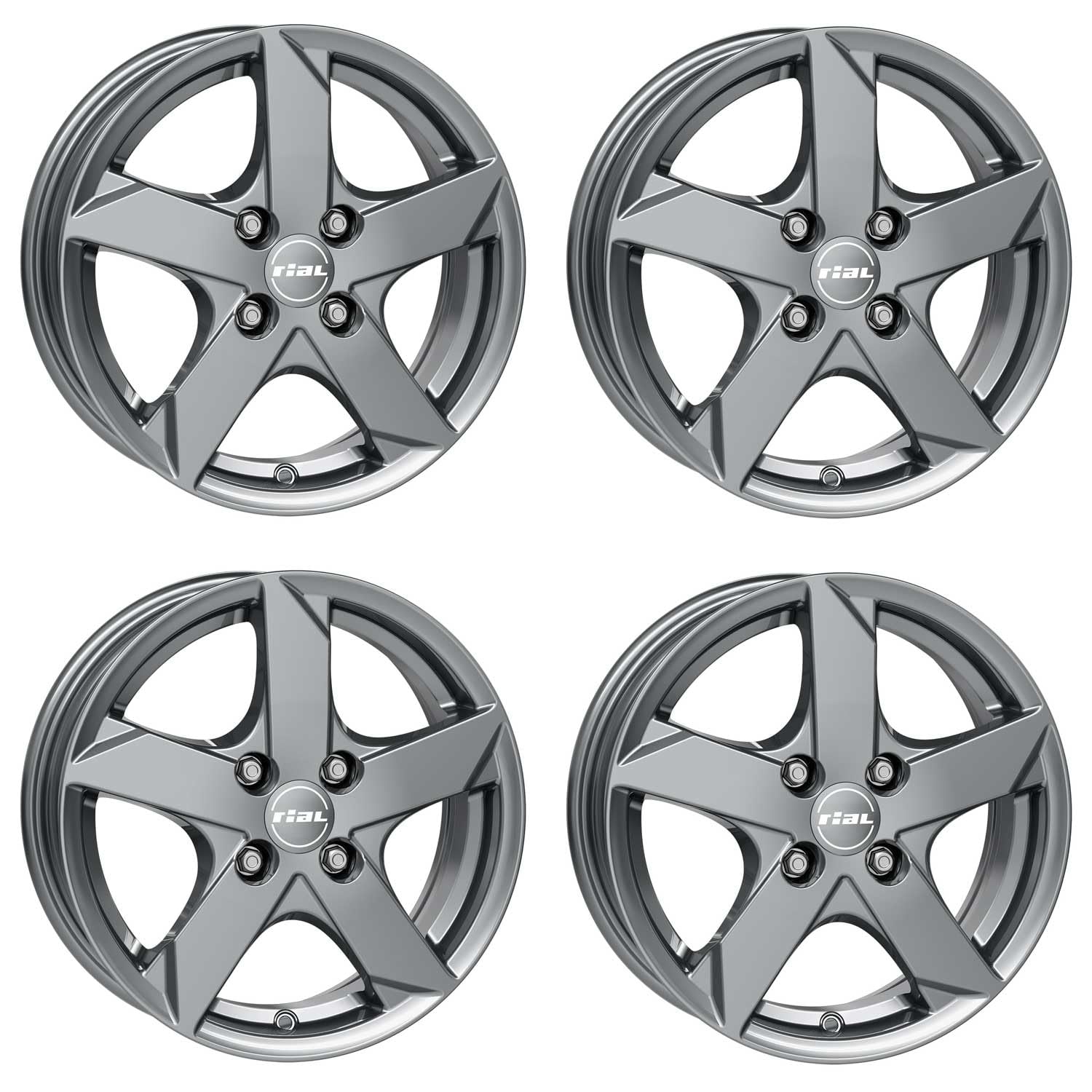 4x Rial Felgen Alufelgen Kodiak 6.0Jx15 ET39 4x100 graphit kompatibel mit OPEL Adam Astra Corsa Karl Karl Rocks Meriva Tigra 4x Rial Felgen Alufelgen Kodiak 6.0Jx15 ET39 4x100 graphit kompatibel mit OPEL Adam Astra Corsa Karl Karl Rocks Meriva Tigra von Rial