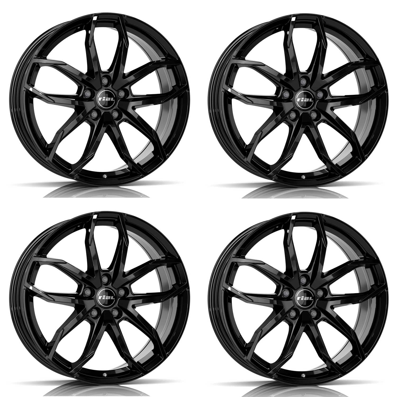 4x Rial Felgen Alufelgen Lucca 7.5Jx17 ET45 5x108 diamant-schwarz kompatibel mit CITROEN Berlingo C4 C5 Jumpy 4x Rial Felgen Alufelgen Lucca 7.5Jx17 ET45 5x108 diamant-schwarz kompatibel mit CITROEN Berlingo C4 C5 Jumpy von Rial