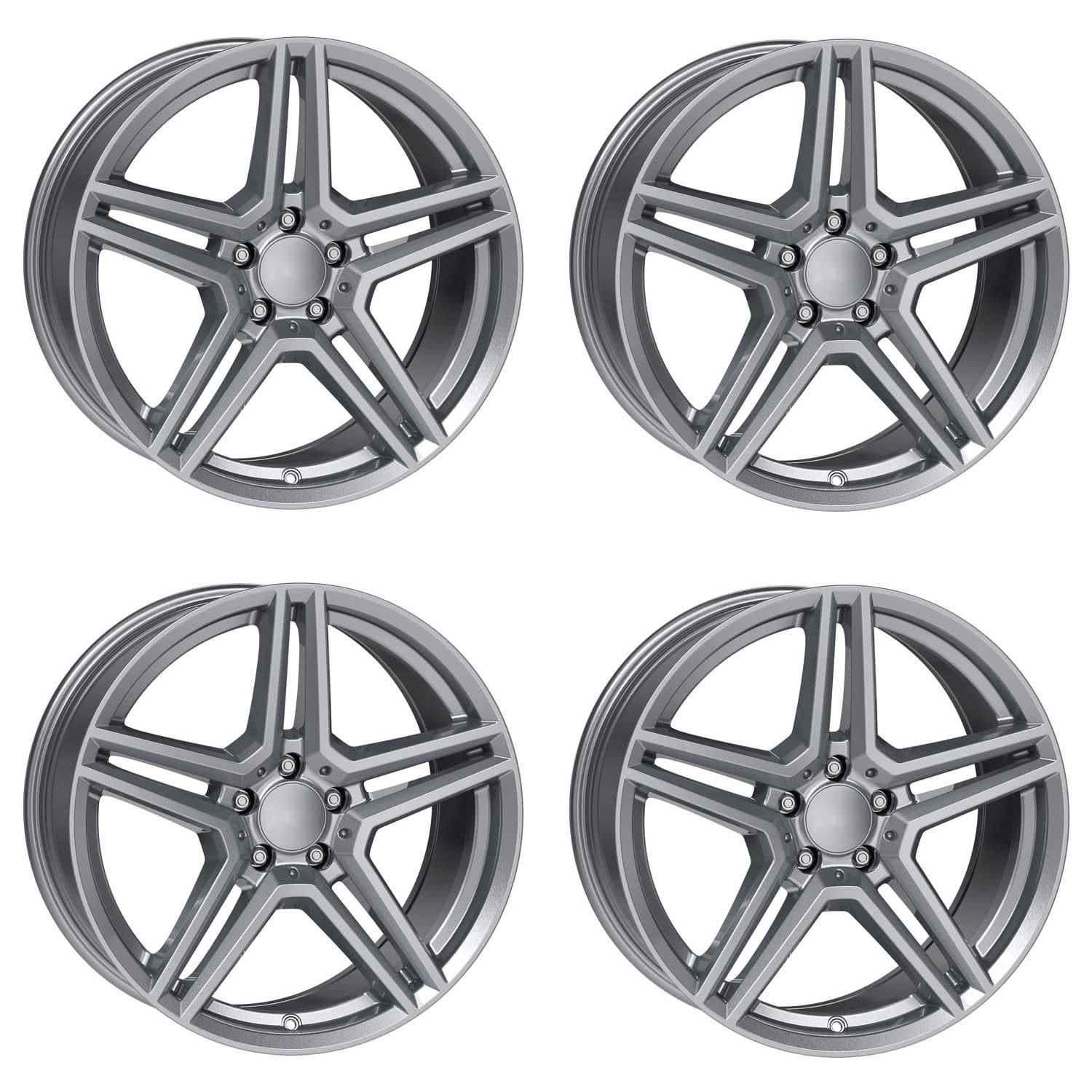 4x Rial Felgen Alufelgen M10 7.5Jx17 ET36 5x112 metal-grey kompatibel mit MERCEDES-BENZ A B C CLA E GLA GLB GLC 4x Rial Felgen Alufelgen M10 7.5Jx17 ET36 5x112 metal-grey kompatibel mit MERCEDES-BENZ A B C CLA E GLA GLB GLC von Rial