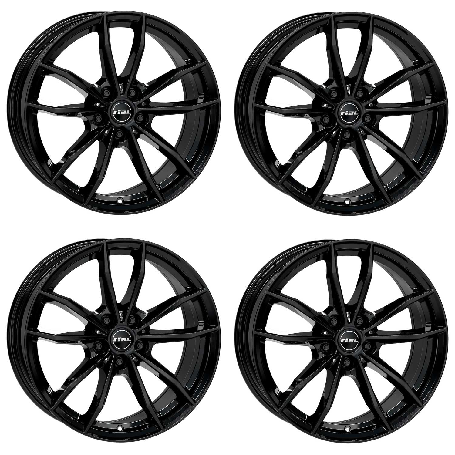 4x Rial Felgen Alufelgen X12 7.0Jx17 ET45 5x112 diamant-schwarz kompatibel mit SKODA Karoq Kodiaq Octavia Superb Superb iV Yeti 4x Rial Felgen Alufelgen X12 7.0Jx17 ET45 5x112 diamant-schwarz kompatibel mit SKODA Karoq Kodiaq Octavia Superb Superb iV Yeti von Rial