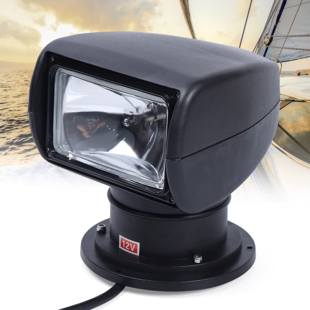 Marine Scheinwerfer, 360° Marine Yachten Suchscheinwerfer Scheinwerfer mit Fernbedienung 12V 100W Marine Boot Fernbedienung Scheinwerfer für Boot Auto Scheinwerfer Marine Suchscheinwerfer Licht Marine Scheinwerfer, 360° Marine Yachten Suchscheinwerfer Scheinwerfer mit Fernbedienung 12V 100W Marine Boot Fernbedienung Scheinwerfer für Boot Auto Scheinwerfer Marine Suchscheinwerfer Licht von RibasuBB
