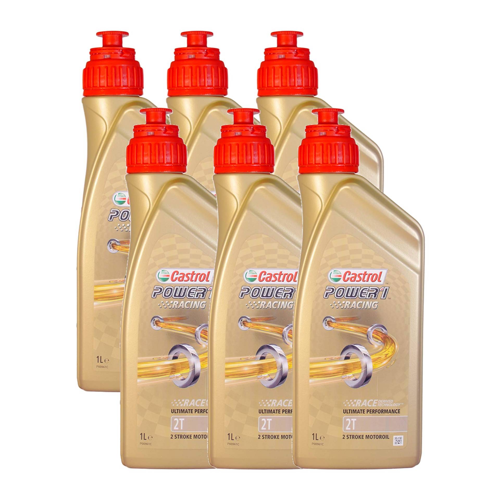 Ricambi Russo Motorenöl Castrol Power 1 Racing 2T Liter 6 von Ricambi Russo