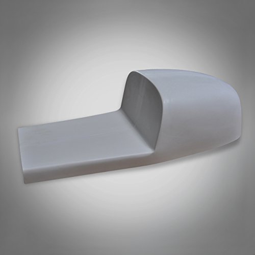 DR69 RicambiWeiss Sitz kompatibel mit DUCATI MOTO GUZZI Classic Cafe Racer Universal GFK Renn Höcker Heck von Ricambi Weiss