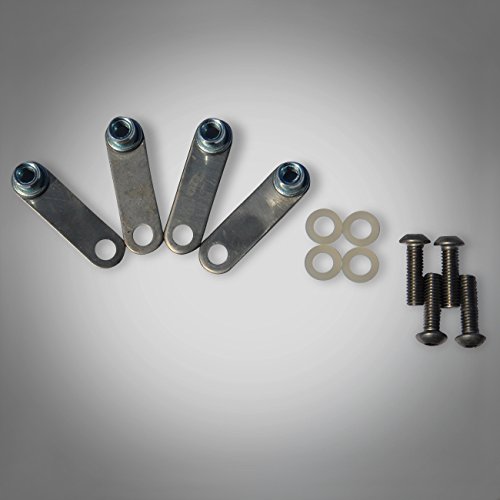 HAM RicambiWeiss Bugspoiler Haltesatz kompatibel mit Ducati Monster/Supersport SS Fixierung von Ricambi Weiss