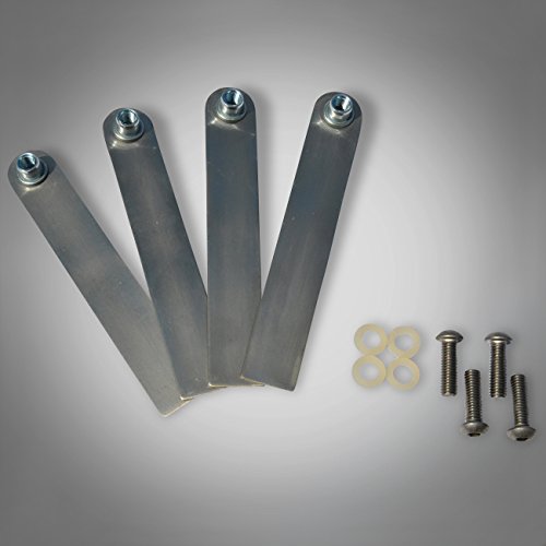 HAU RicambiWeiss BUGSPOILER HALTESATZ UNIVERSAL kompatibel mit vielen Modellen von Ricambi Weiss