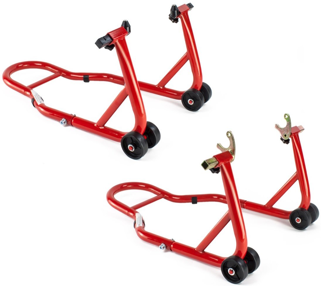 RWSTVK RicambiWeiss Motorrad Ständer Montageständer Set Vorne + Hinten Motorradheber 2 STÜCK RWSTVK RicambiWeiss Motorrad Ständer Montageständer Set Vorne + Hinten Motorradheber 2 STÜCK von Ricambi Weiss