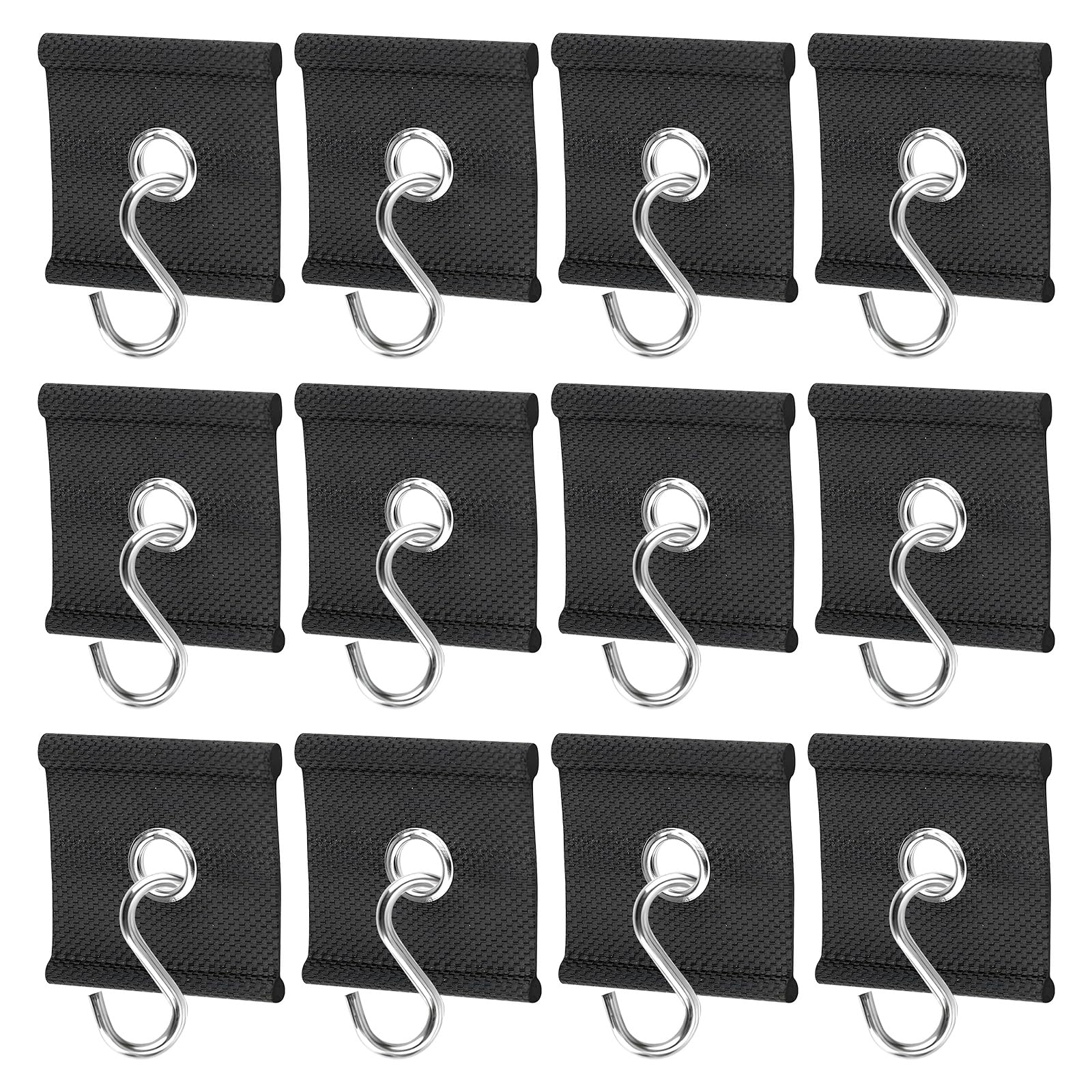 Riceel Kederöse für Kederschiene, 12 Stück Markisen Paspelhaken für Caravan, Tragbare kederschiene Haken für 5/6 mm, S-Haken, Camping Markisen Haken Riceel Kederöse für Kederschiene, 12 Stück Markisen Paspelhaken für Caravan, Tragbare kederschiene Haken für 5/6 mm, S-Haken, Camping Markisen Haken von Riceel