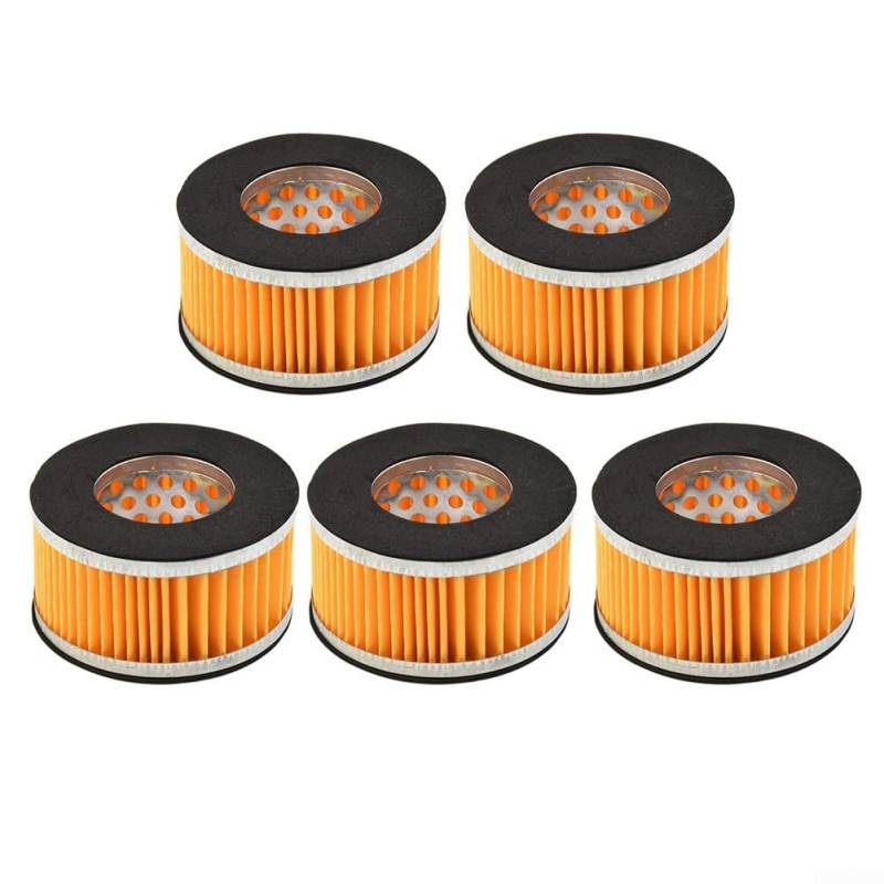 Set mit fünf Filtern für Luftkompressoren, passend für 20-mm-Schalldämpfer mit Außengewinde, reduziert Lärm effektiv von RichVibe