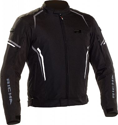 Richa Gotham 2, Textiljacke wasserdicht - Schwarz - S von Richa