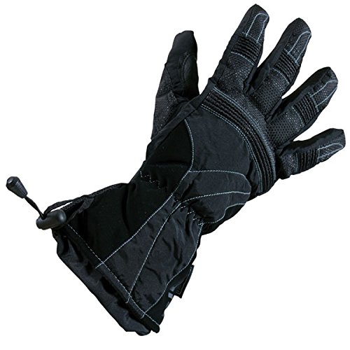 Richa Sonde Thermo Hipora Wasserdicht Motorrad Handschuhe Schwarz - Schwarz, M von Richa