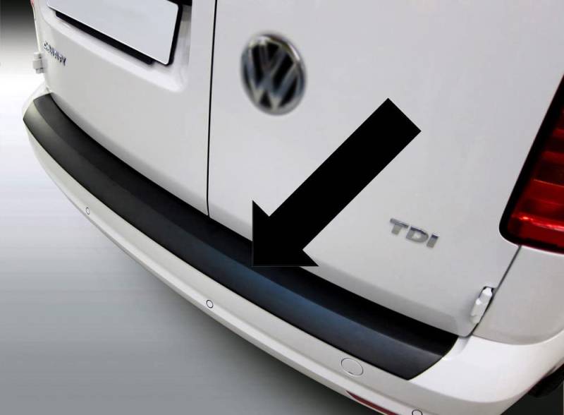 Richard Grant Mouldings Ltd. Original RGM Ladekantenschutz schwarz passend für Volkswagen VW Caddy IV auch Modelle Maxi Baujahre 06.2015-10.2020 RBP848 von Boppon