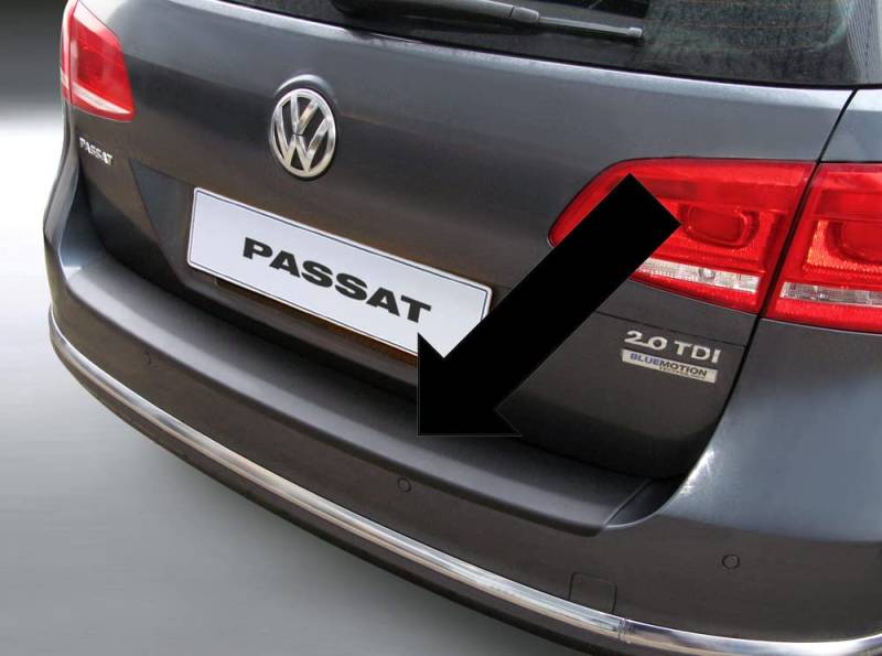 Richard Grant Mouldings Ltd. Original RGM Ladekantenschutz schwarz passend für Volkswagen VW Passat Variant B7 Kombi 5-Türer (3C 365) Baujahre 11.2010-12.2014 Aber Nicht Modelle Alltrack RBP495 von Richard Grant Mouldings Ltd.