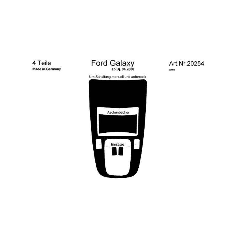 Prewoodec Interieursatz kompatibel mit Ford Galaxy 4/2000- 2-teilig - Wurzelholz von Richter