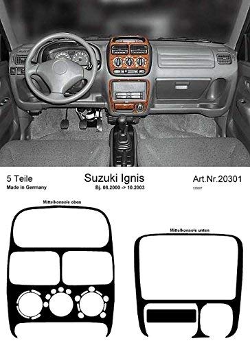 Prewoodec Interieursatz kompatibel mit Suzuki Ignis 10/2000- - Wurzelholz von Richter
