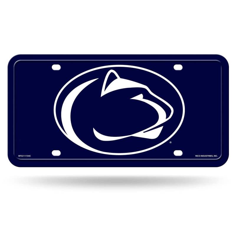 RICO INDUSTRIES, INC Penn State Logo Metall Kennzeichen (MTG1117), Navy von Rico Industries