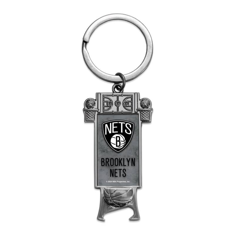 Rico Industries NBA Basketball Brooklyn Nets geformter Flaschenöffner, Schlüsselanhänger, tolles Geschenk von Rico Industries