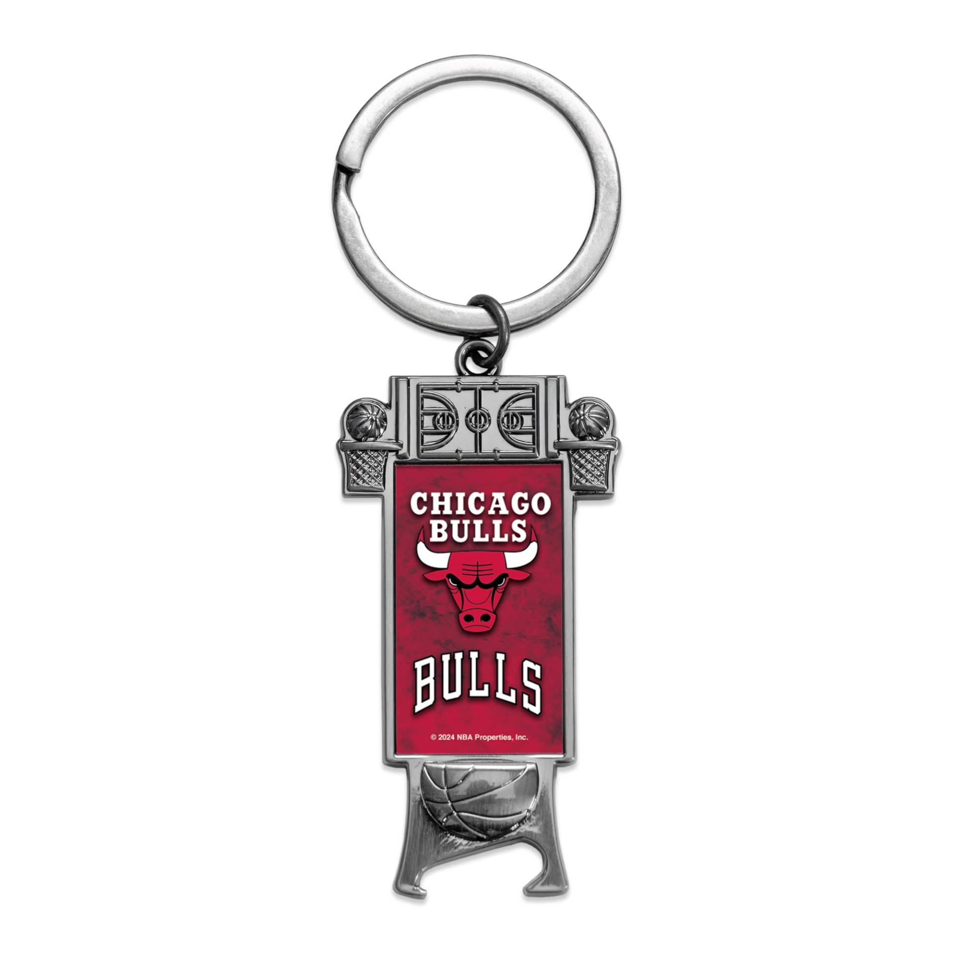 Rico Industries NBA Basketball Chicago Bulls geformter Flaschenöffner, Schlüsselanhänger, tolles Geschenk Rico Industries NBA Basketball Chicago Bulls geformter Flaschenöffner, Schlüsselanhänger, tolles Geschenk von Rico Industries